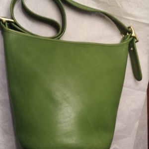 Vintage Coach Bucket RARE 9953 Lime Green!